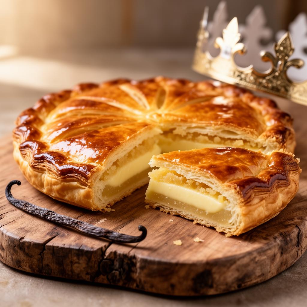Galette des rois à la vanille Bourbon
