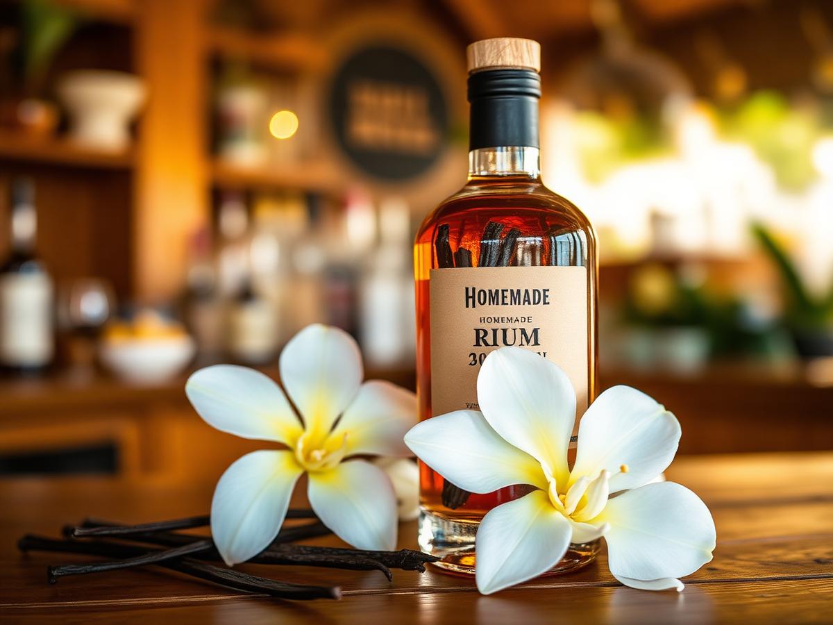 Rhum arrangé à la vanille Bourbon